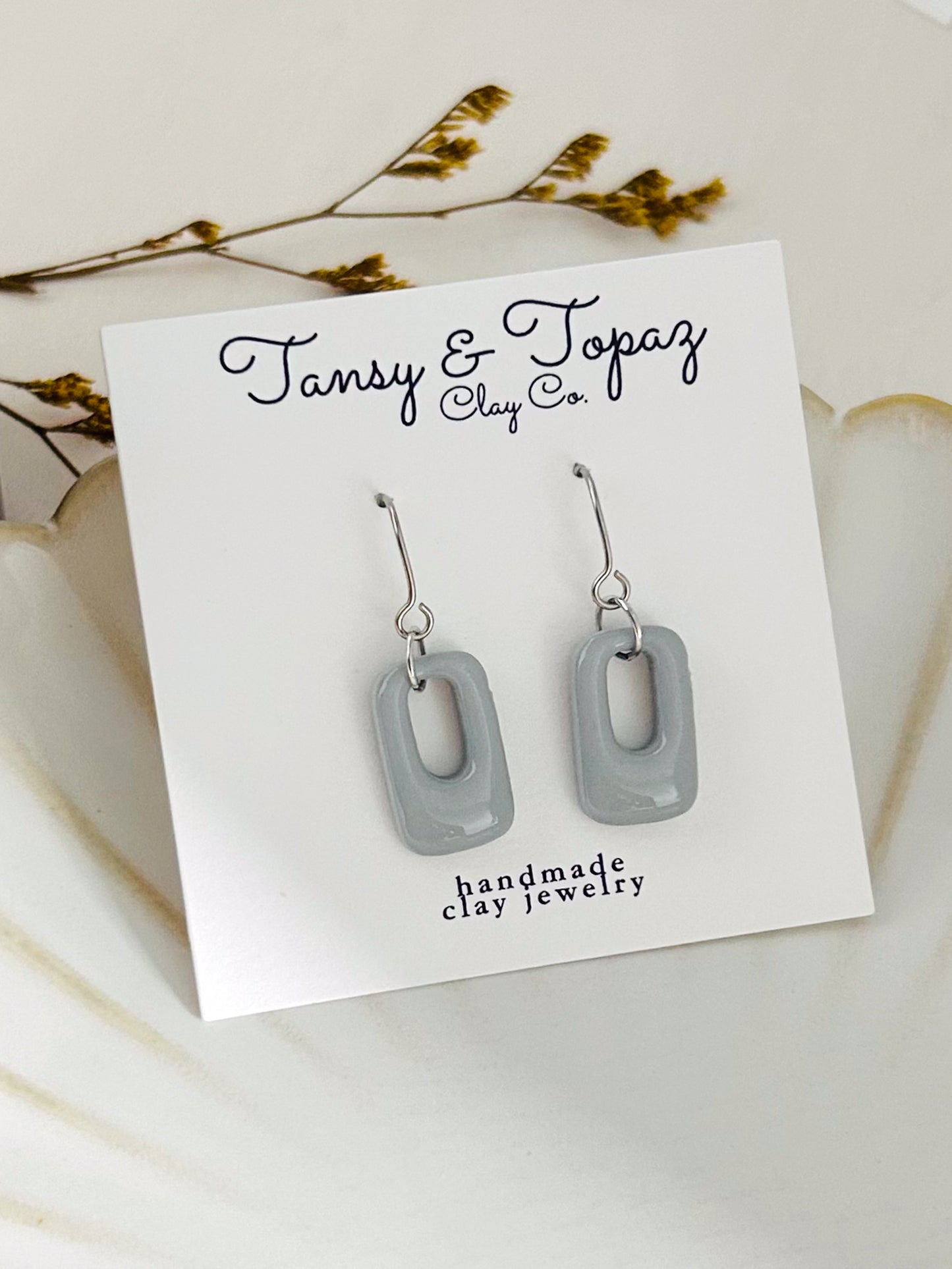 Summer Color Season Mini Geometric Dangle Earrings