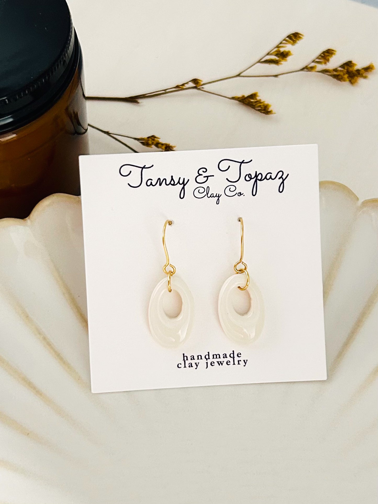 Spring Color Season Mini Geometric Dangle Earrings
