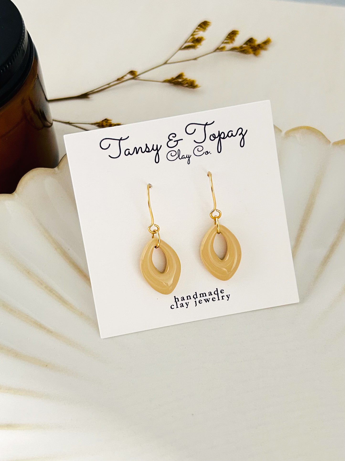 Spring Color Season Mini Geometric Dangle Earrings
