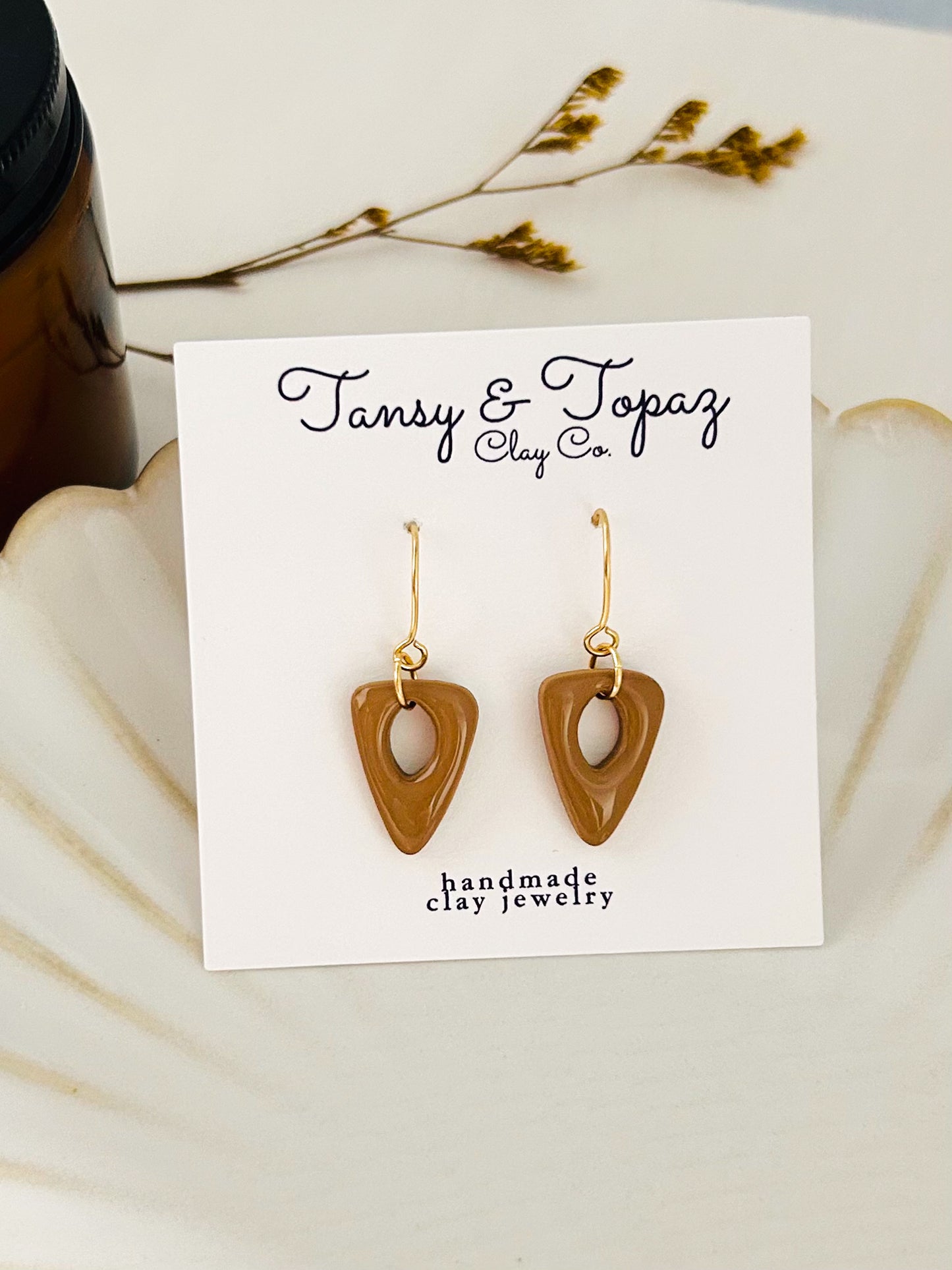 Spring Color Season Mini Geometric Dangle Earrings